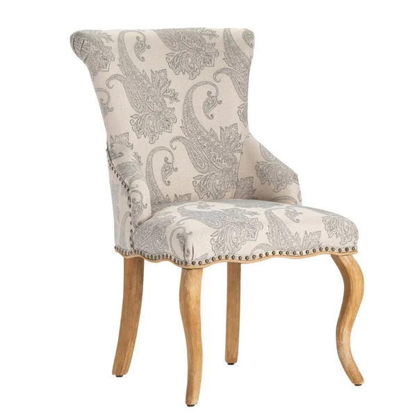 Paisley Patterned French Dining Chair