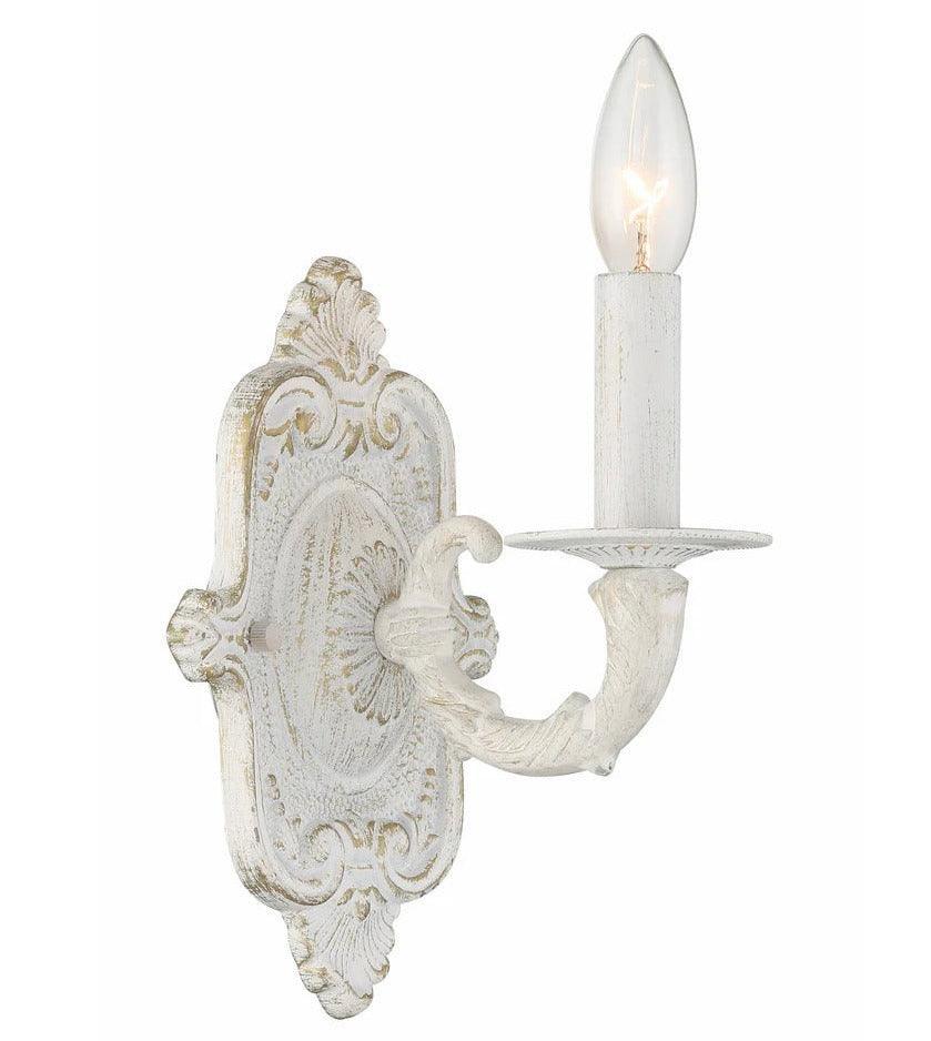 Paris Market Antique White Wall Sconce - Belle Escape