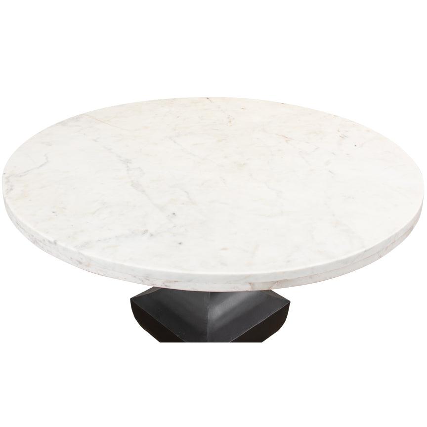 Parisian Round Marble Top Dining Table - 40" Round - Belle Escape