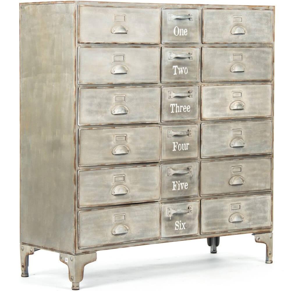 Patina Metal Numbered Chest - Belle Escape