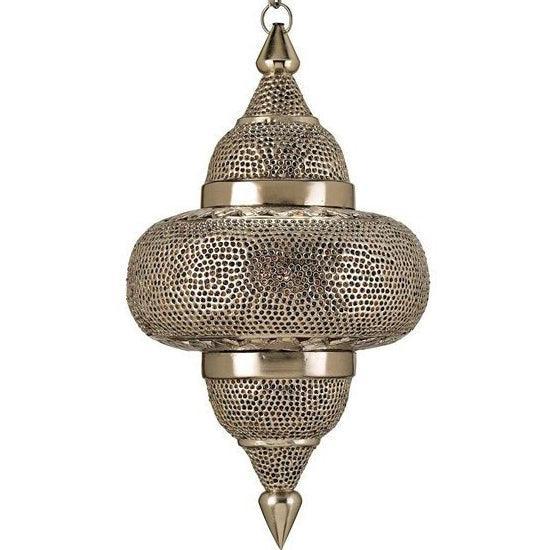 Pierced Metal Hanging Pendant - Belle Escape