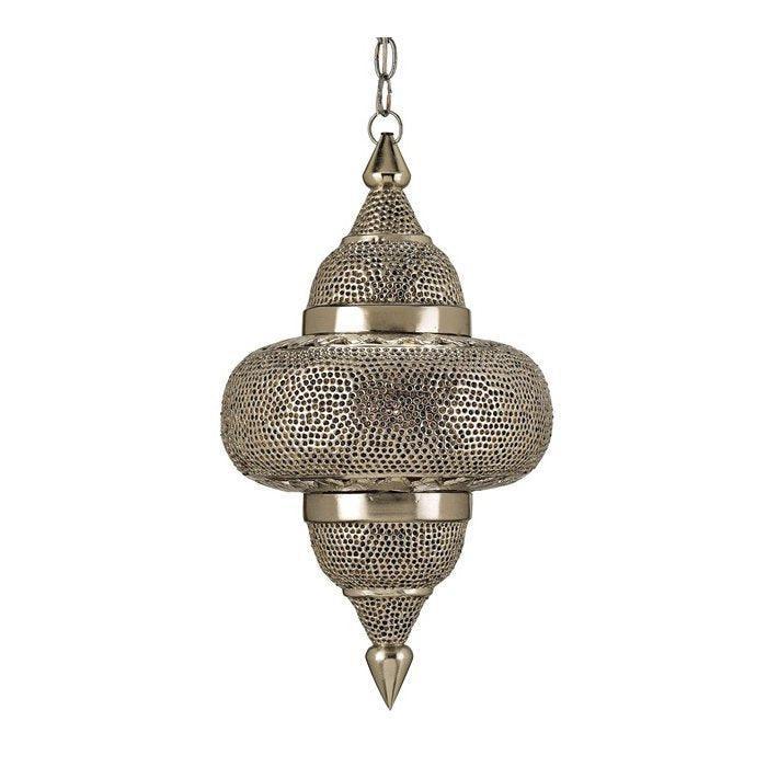 Pierced Metal Hanging Pendant - Belle Escape