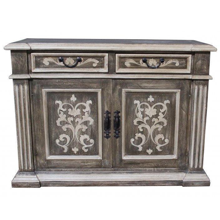 Provencal Painted Scroll Buffet - Belle Escape