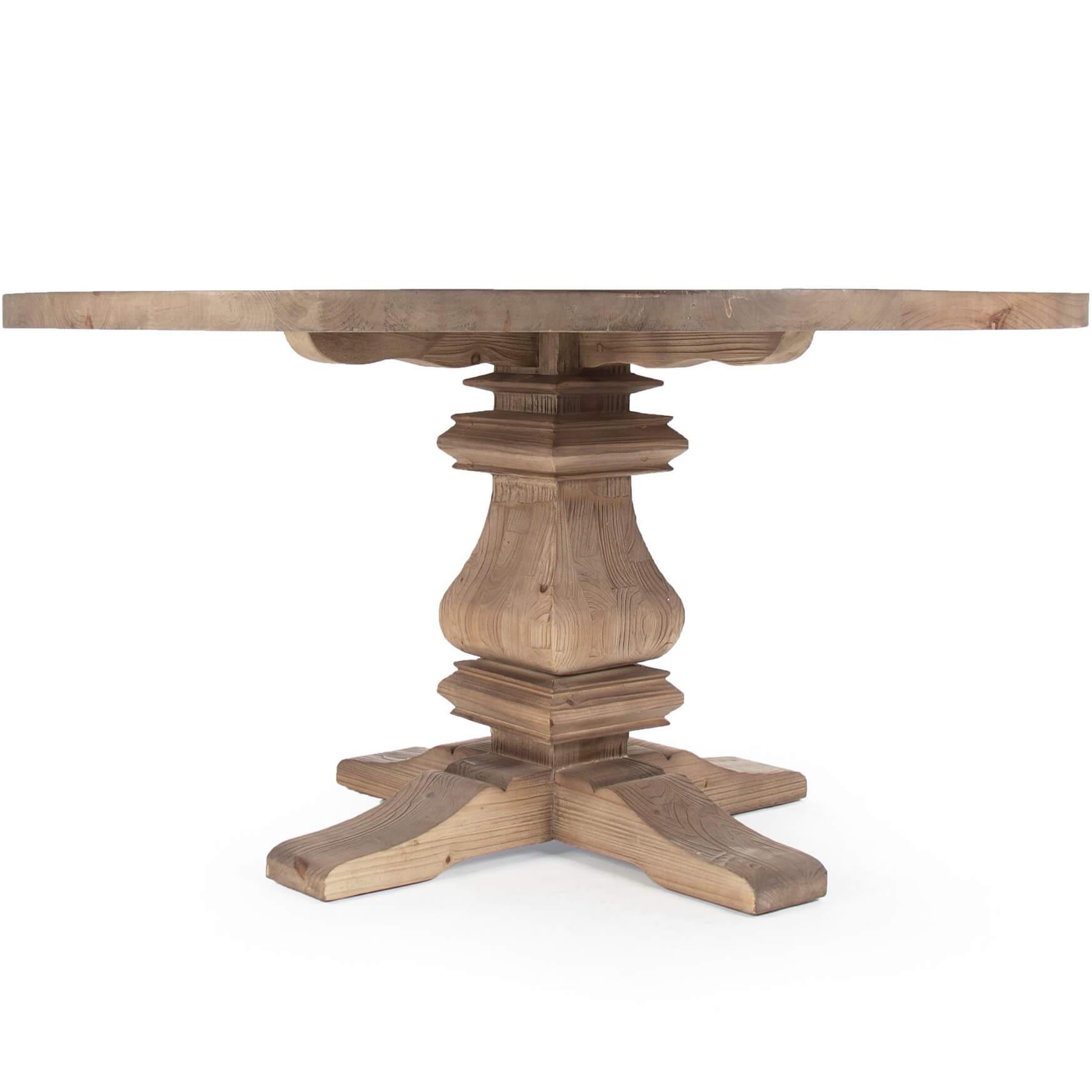 Provence Round Pedestal Dining Table - Belle Escape