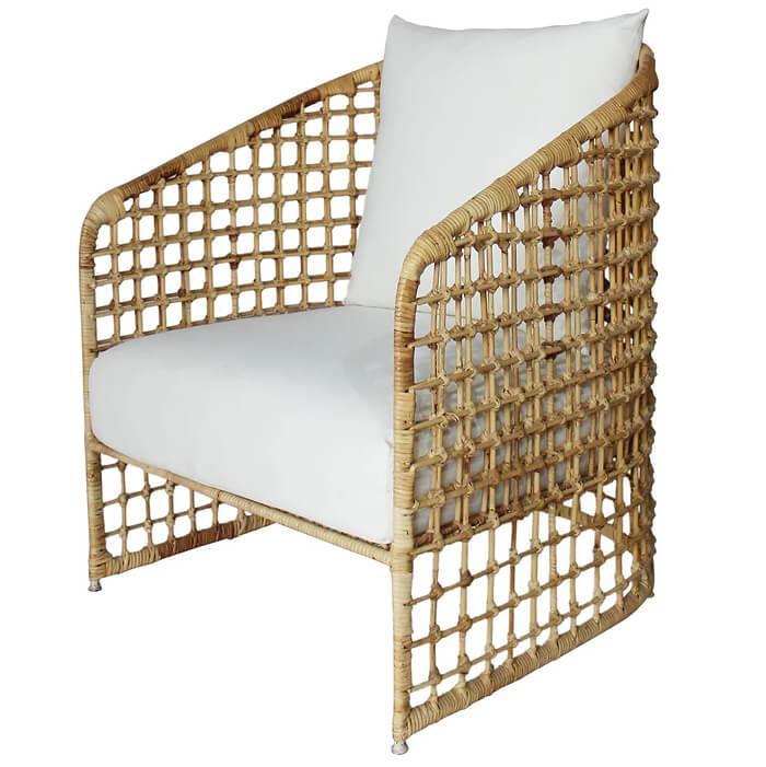 Riviera Rattan Occasional Chair - Belle Escape