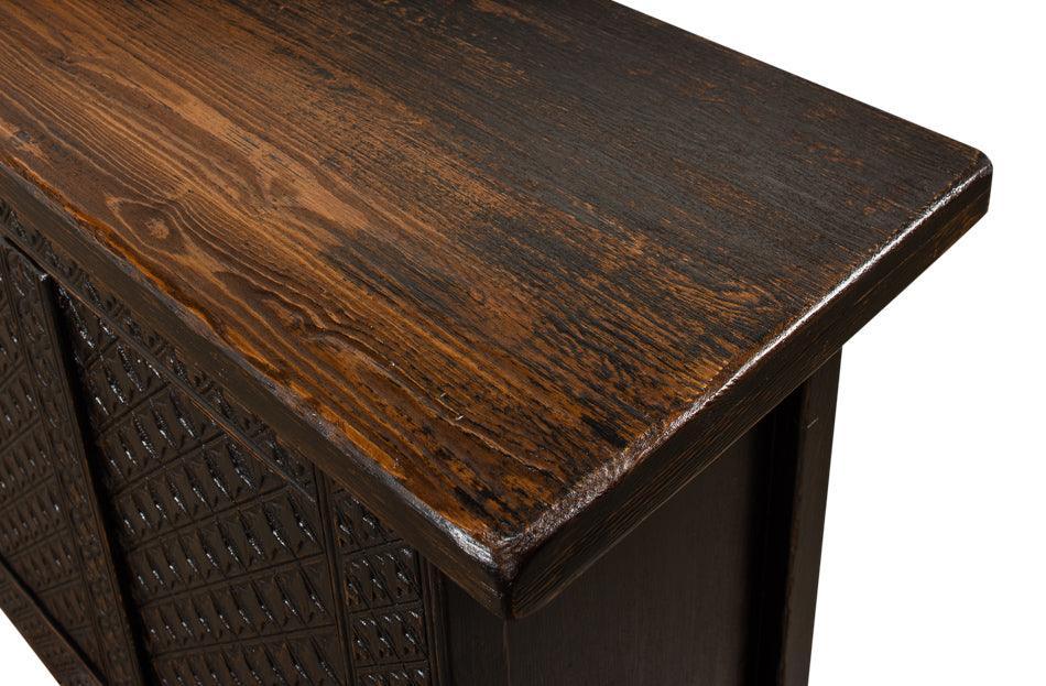 Royal Black Manor 4-Door Sideboard - Belle Escape