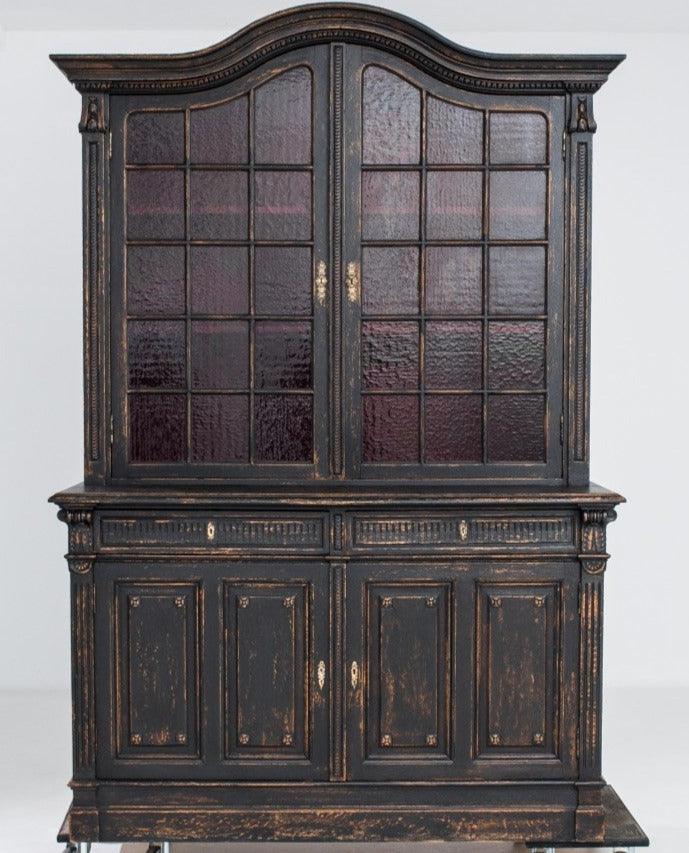 Ruby Black Antique French Hutch Circa 1900 Belle Escape