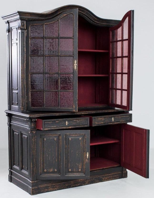 Ruby Black Antique French Hutch Circa 1900 Belle Escape