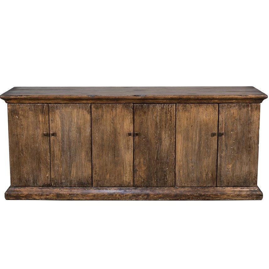 Rustic Elm Provincial Sideboard - Belle Escape