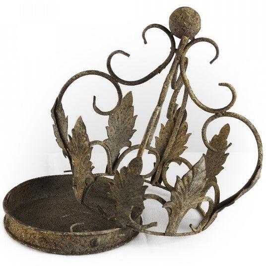 Rustic Gold Metal Crown Lantern - Belle Escape