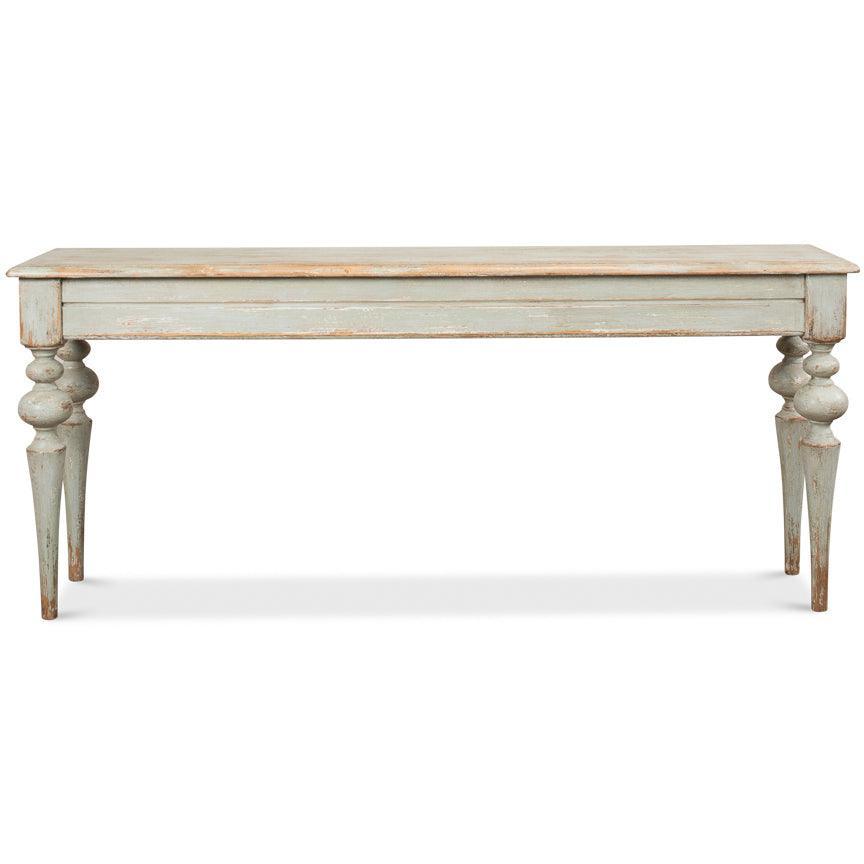 Sage Farmhouse Console Table - Belle Escape