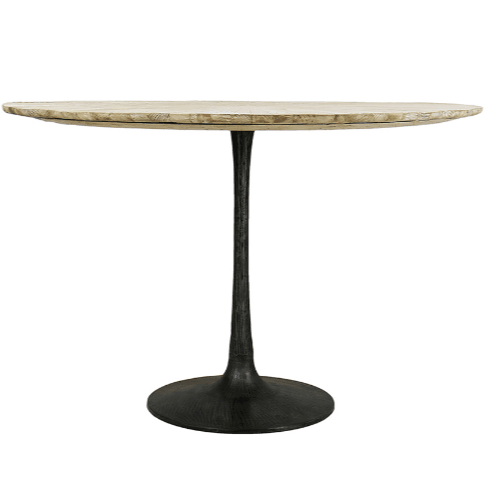 Sandblasted Starburst Round Dining Table - Belle Escape