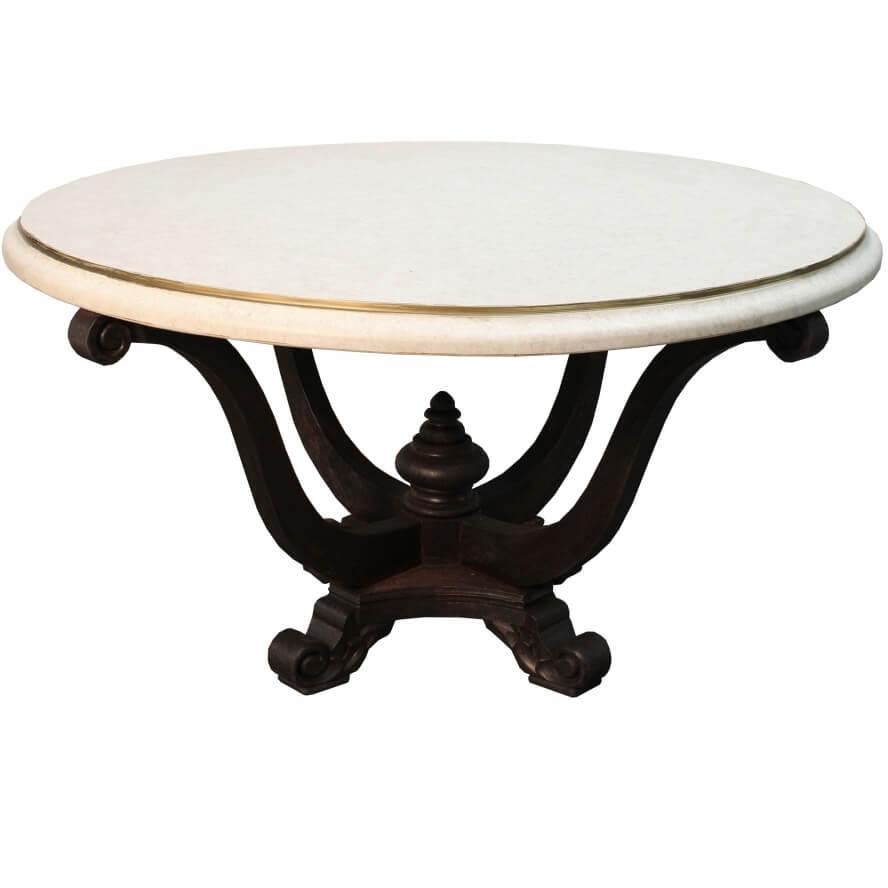 Selina Round Urn Dining Table - Belle Escape