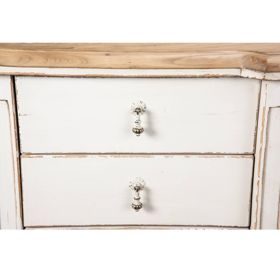 Shabby Chic 9-Drawer Buffet Table - Belle Escape