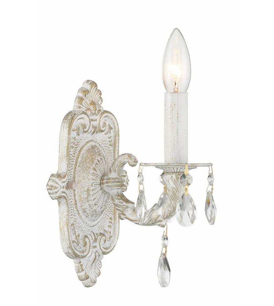 Shabby Chic Crystal Sconce - Belle Escape