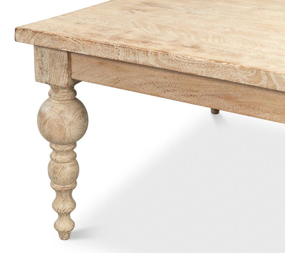 Sienna Turned Leg Coffee Table - Belle Escape