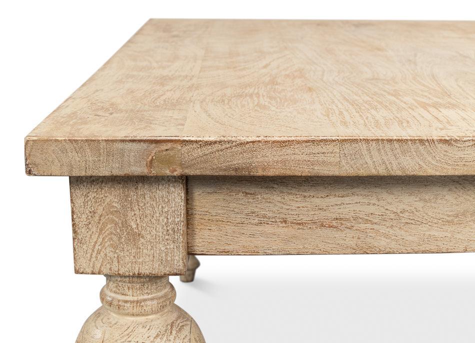 Sienna Turned Leg Coffee Table - Belle Escape
