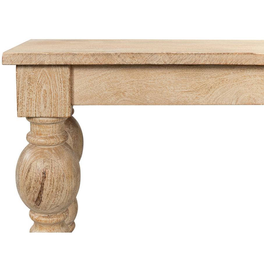 Sienna Turned Leg Console Table - Belle Escape