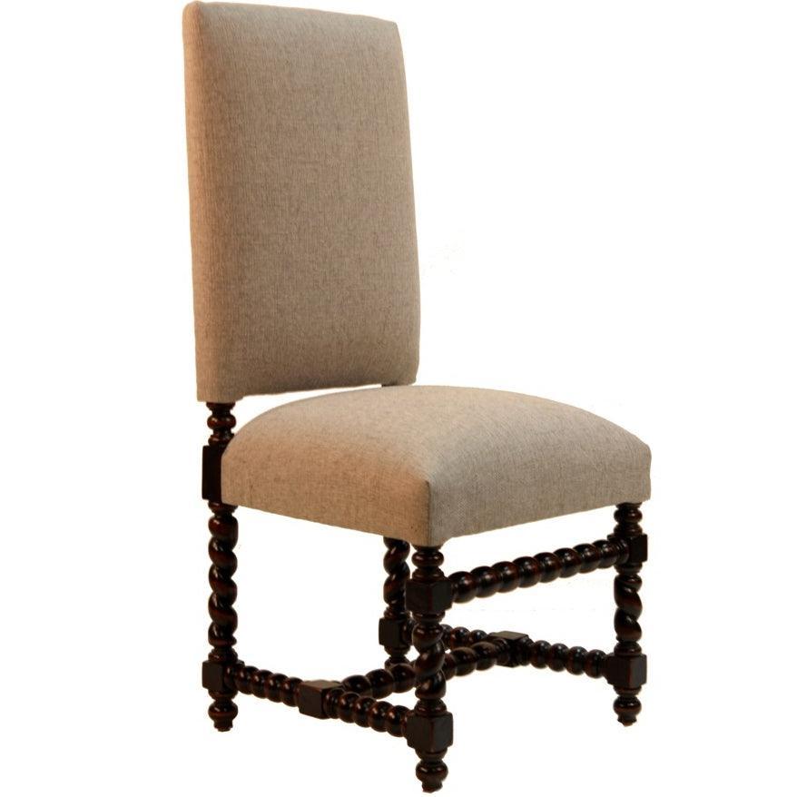 Spiral Leg Spanish Dining Chair - Belle Escape