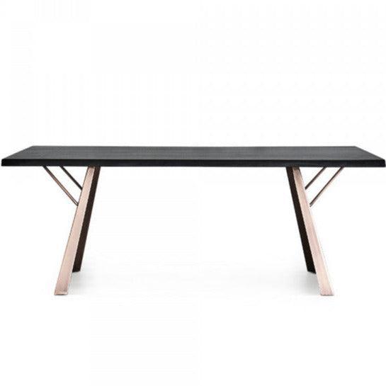 Steel Modern Industrial Dining Table - Belle Escape