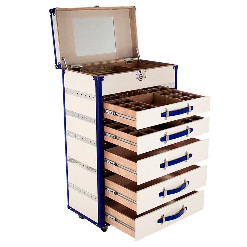 Sterling Blue Trunk Chest - Belle Escape