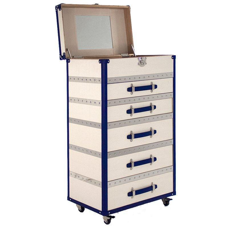 Sterling Blue Trunk Chest - Belle Escape