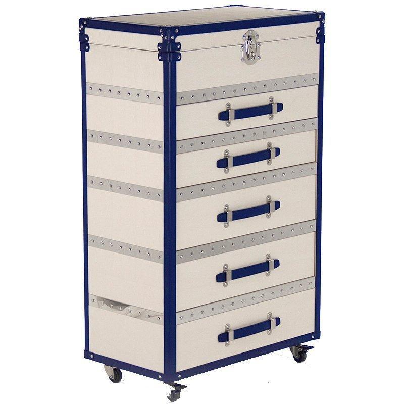 Sterling Blue Trunk Chest - Belle Escape
