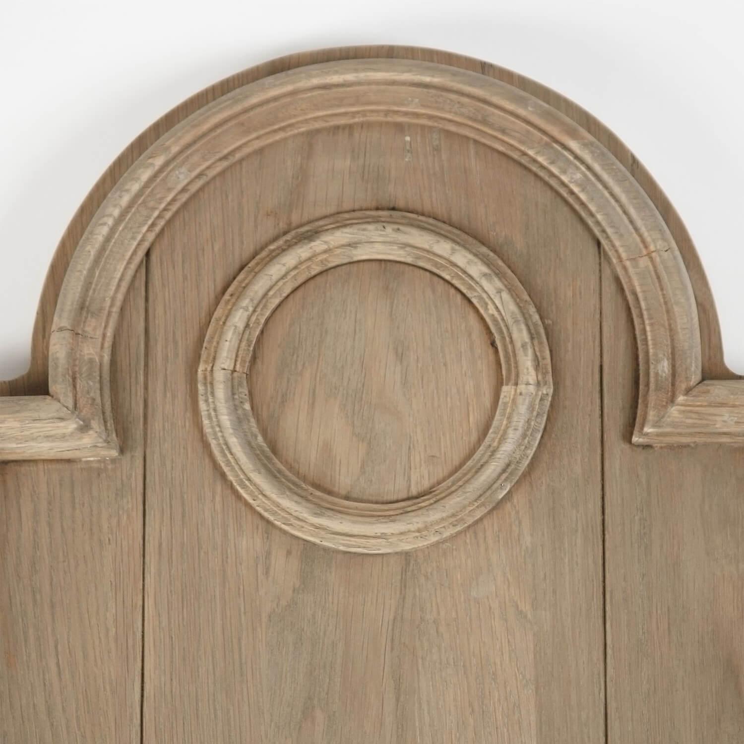 Tall Plank Wood Arched Twin Headboard - Belle Escape