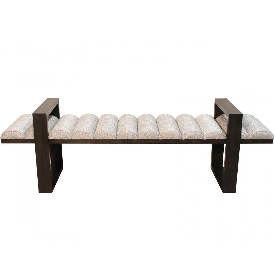 Tufted Mid-Century Modern Bench - Belle Escape