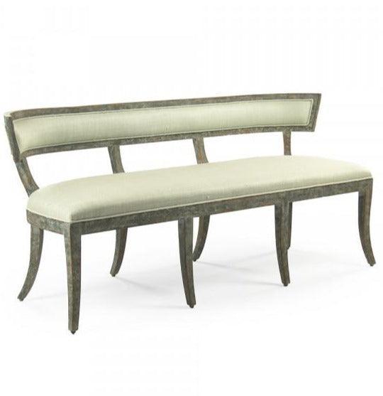 Verte Modern French Curved Bench - Belle Escape