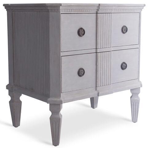 Victoria Ornately Carved Side Chest - Belle Escape