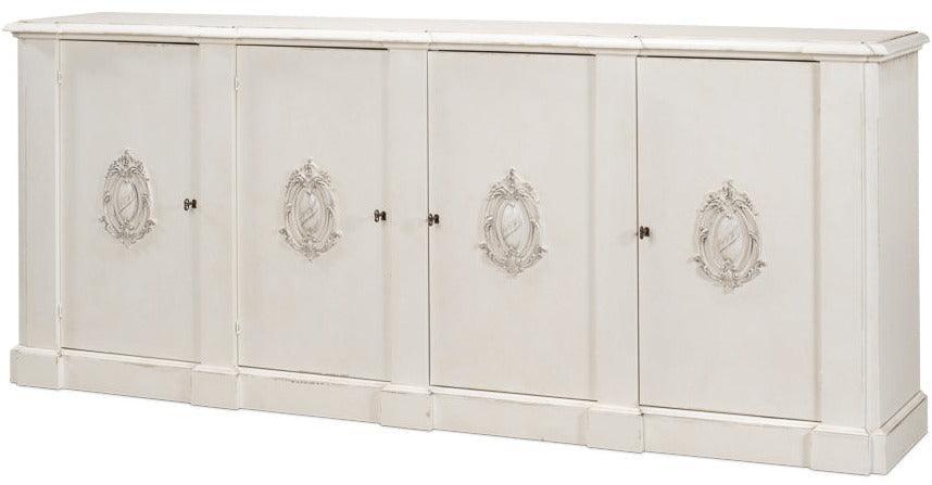 Vintage European Crested Sideboard - Belle Escape