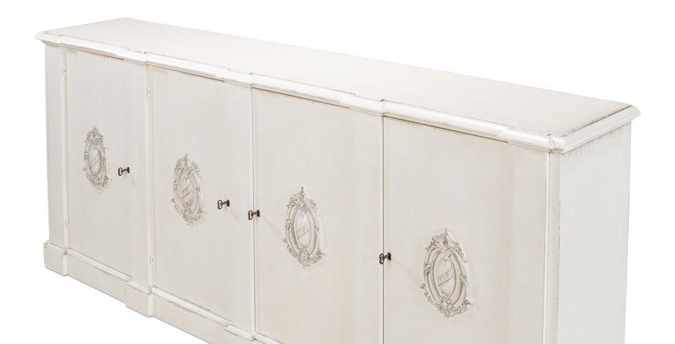 Vintage European Crested Sideboard - Belle Escape