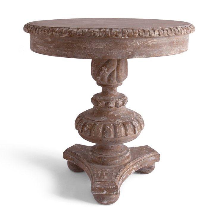 Vintage Pedestal Round Table - Belle Escape