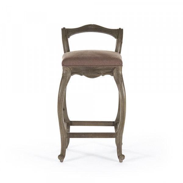 Vintage Rose Farmhouse Counter Stool - Belle Escape