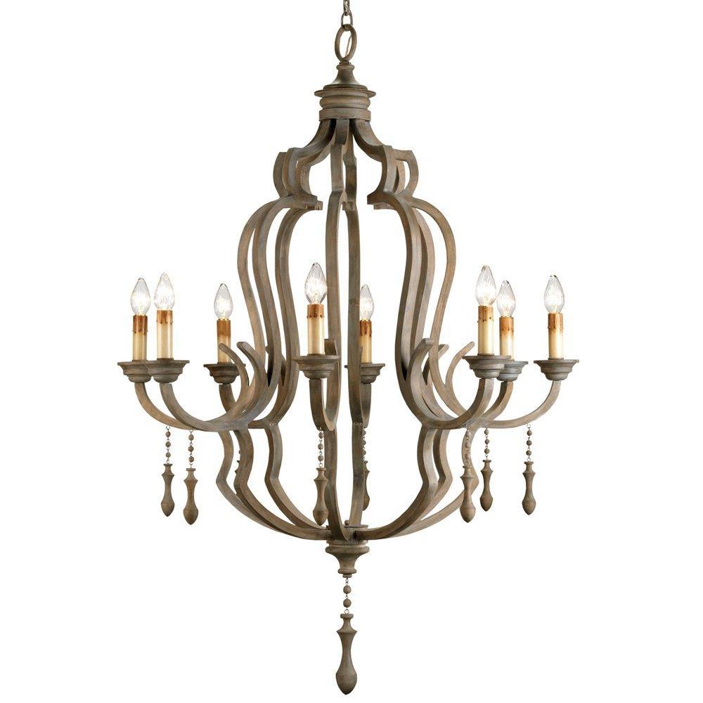 Waterloo Wood Beaded Chandelier - Belle Escape