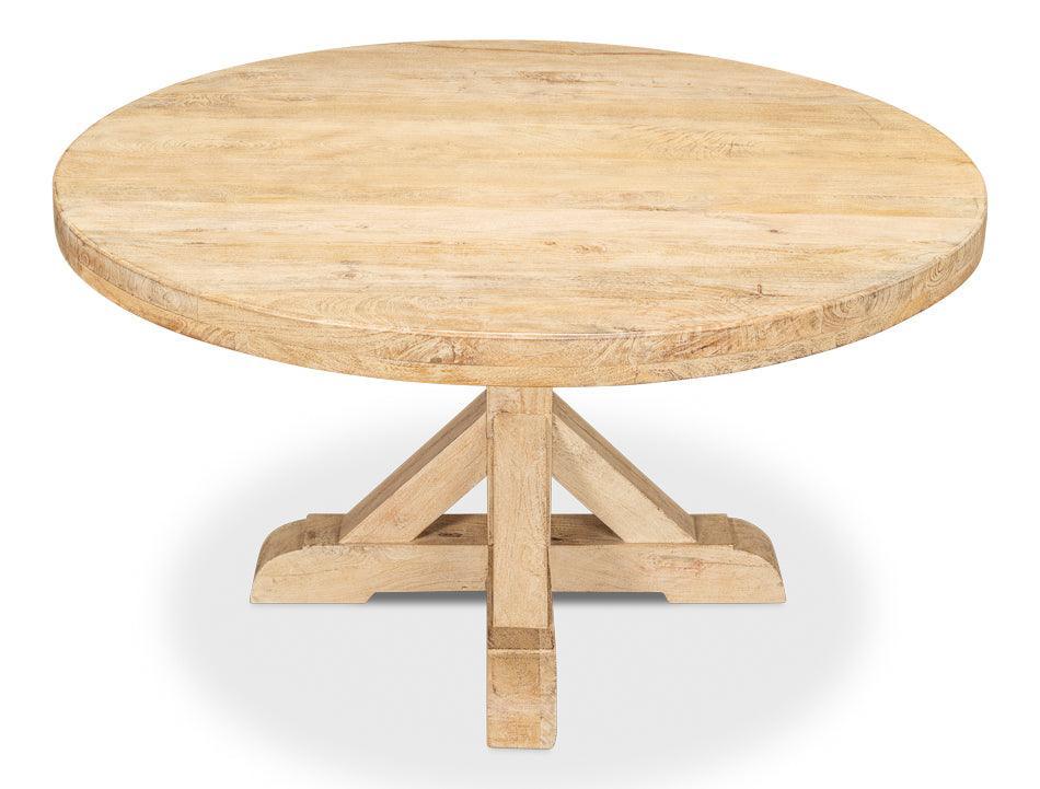 Wheat Sheaf Round Dining Table - Belle Escape