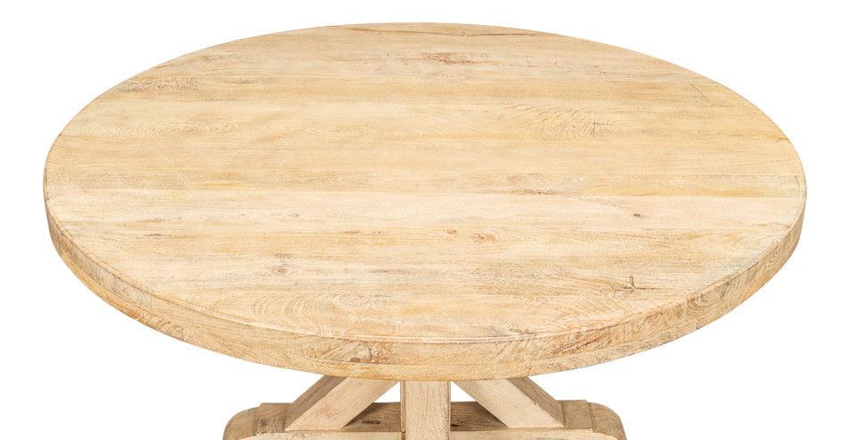 Wheat Sheaf Round Dining Table - Belle Escape