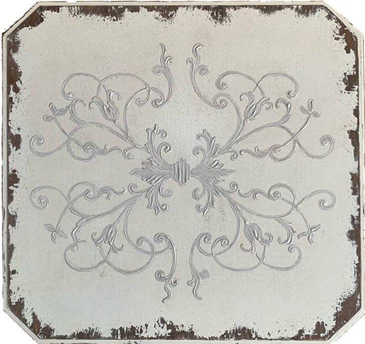 White Francesa Scroll Coffee Table - Belle Escape