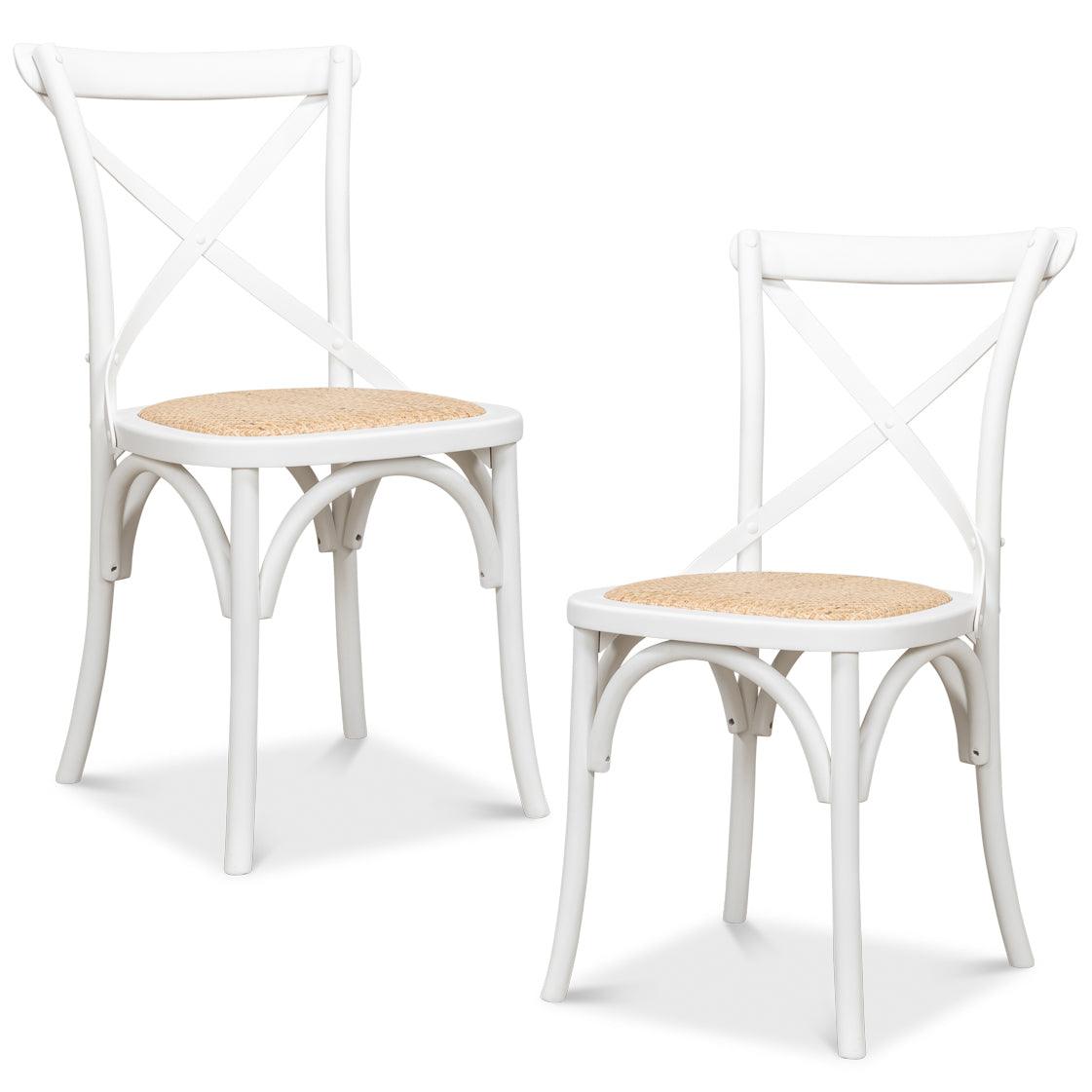 White French Cafe Bistro Dining Chair - Belle Escape
