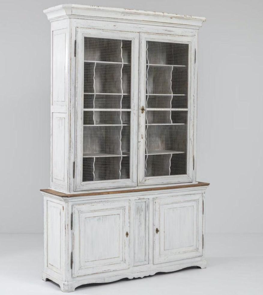 White French Cubbie Display Cabinet - Belle Escape