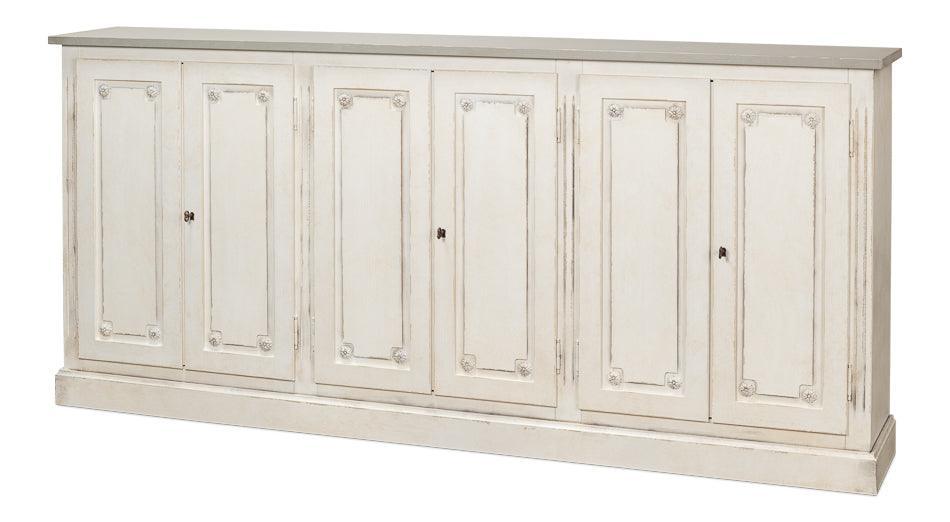 White French Louis Buffet with Grey Top - Belle Escape