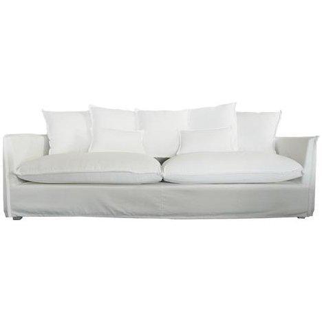 White Indoor and Outdoor Beachcomber Sofa - Belle Escape