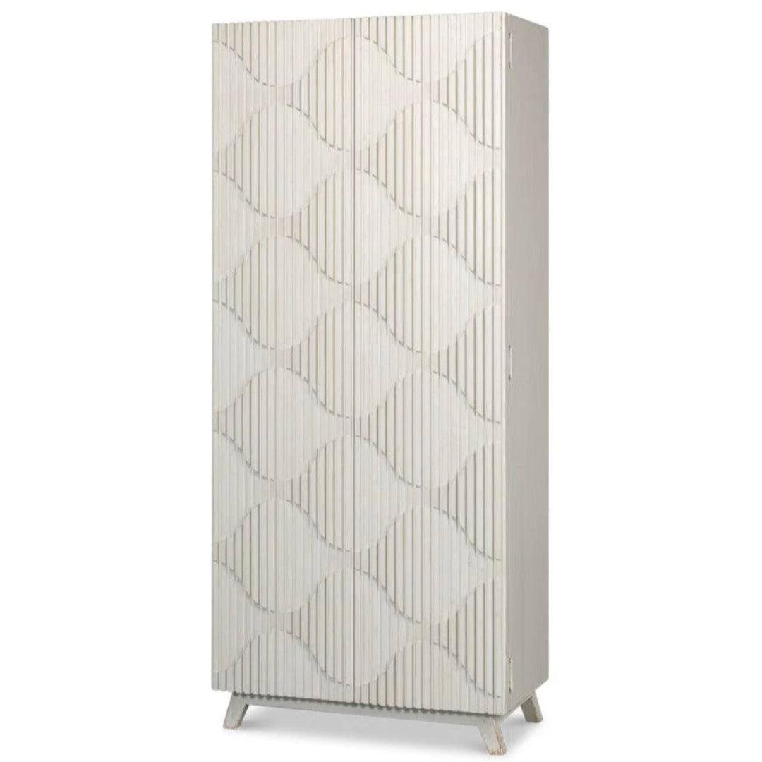 White Lola Armoire Cabinet - Belle Escape