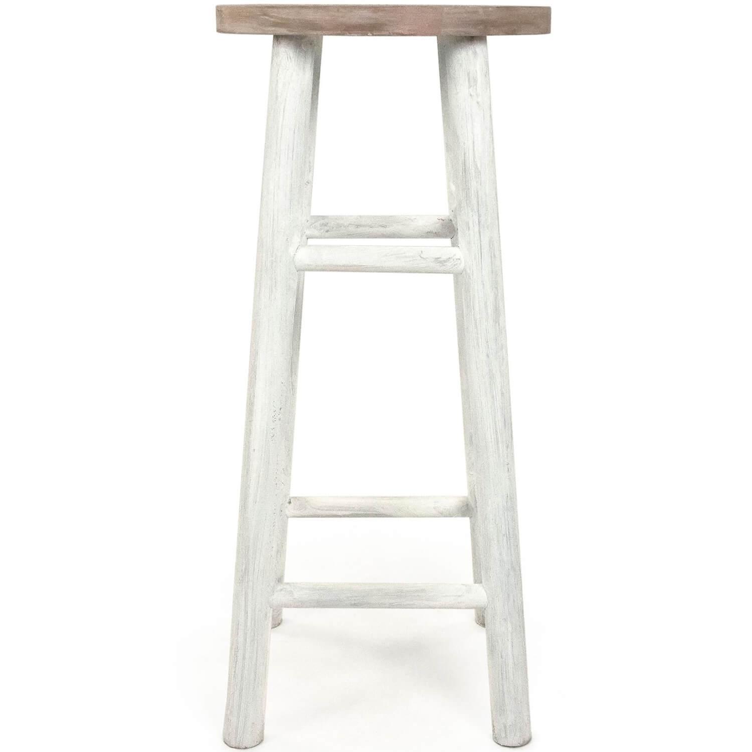 White Maison du Bonheur Bar Stools - Belle Escape