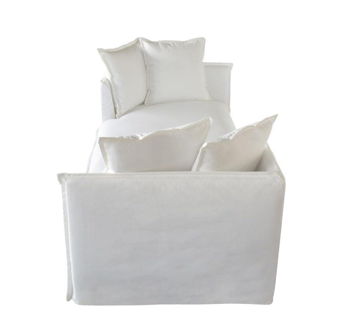 White Outdoor Slipcover Daybed - Belle Escape