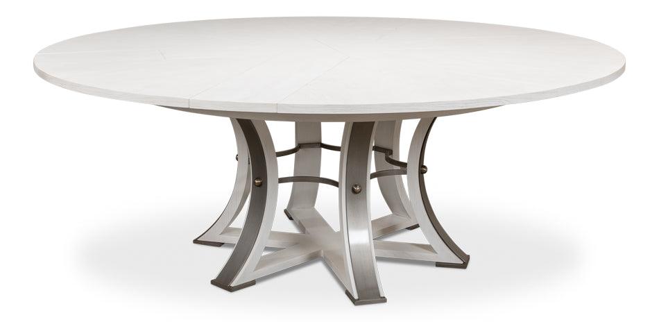 White Tower Extendable Jupe Dining Table - Belle Escape
