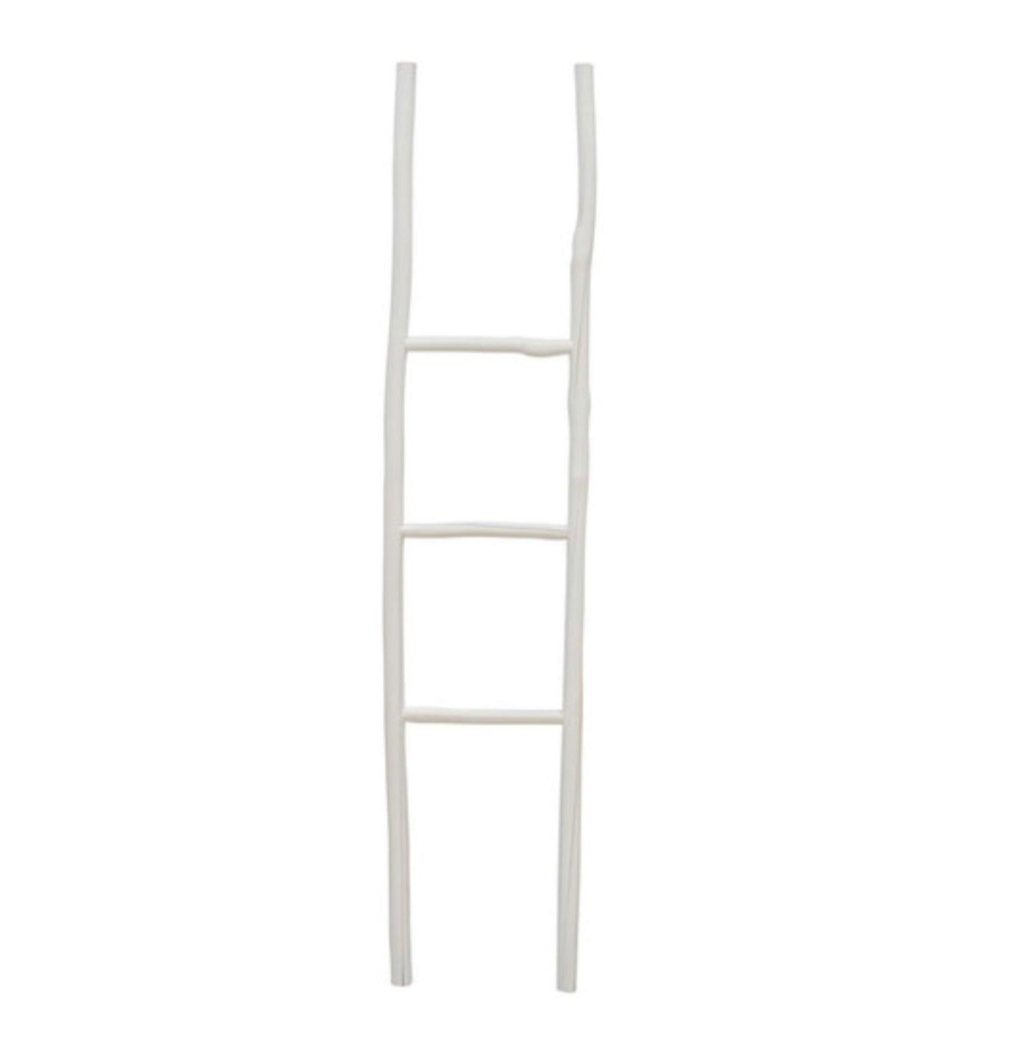 White Teak Branch Ladder