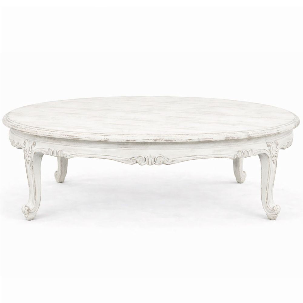 Lac White French Dejeuner Coffee Table