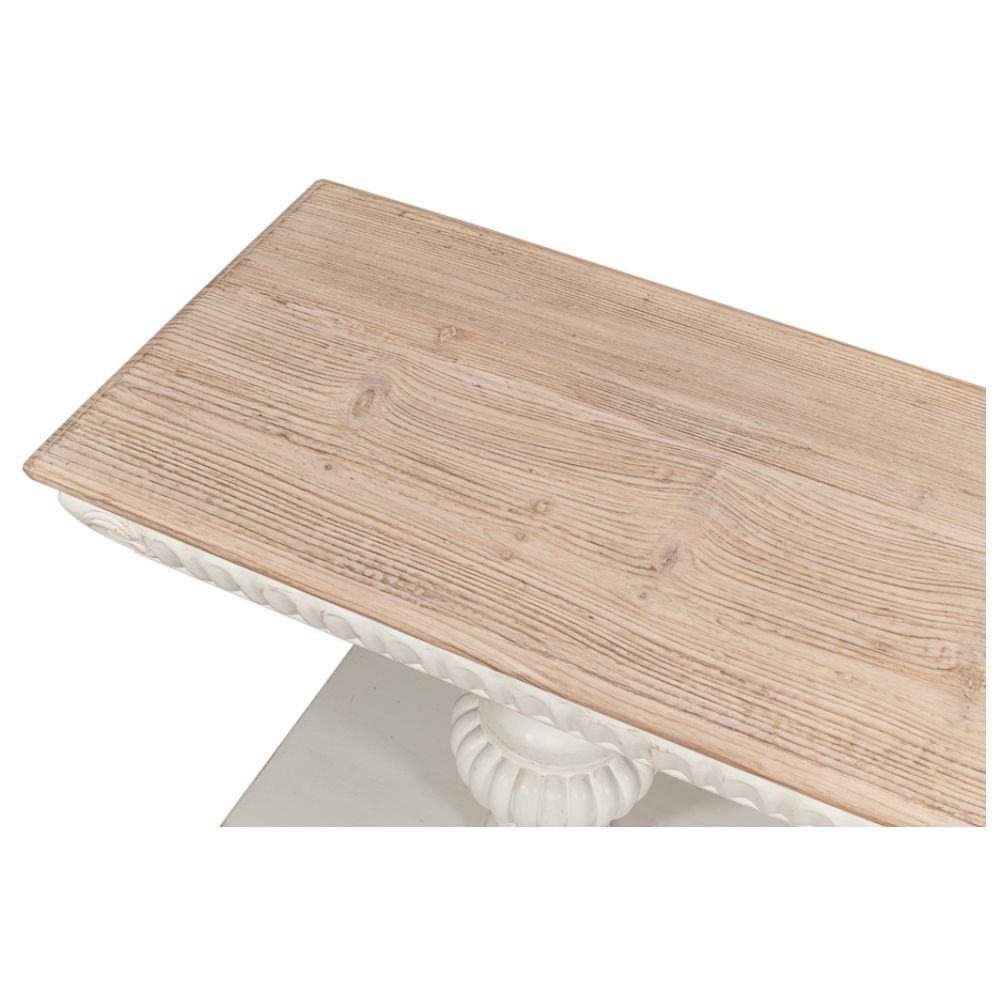 Fontainebleau White Console Table